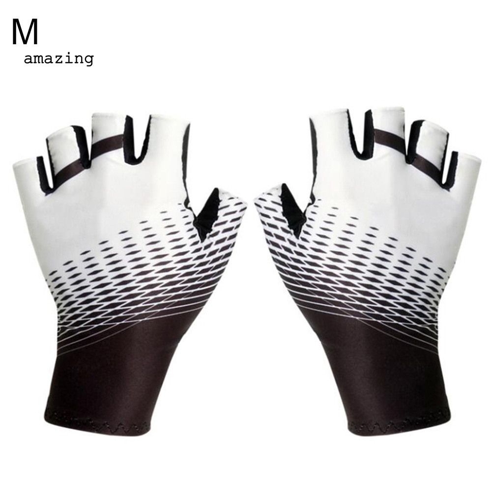 1 Đôi Găng Tay Nửa Ngón Chống Trượt Thoáng Khí Cho Nam Nữ