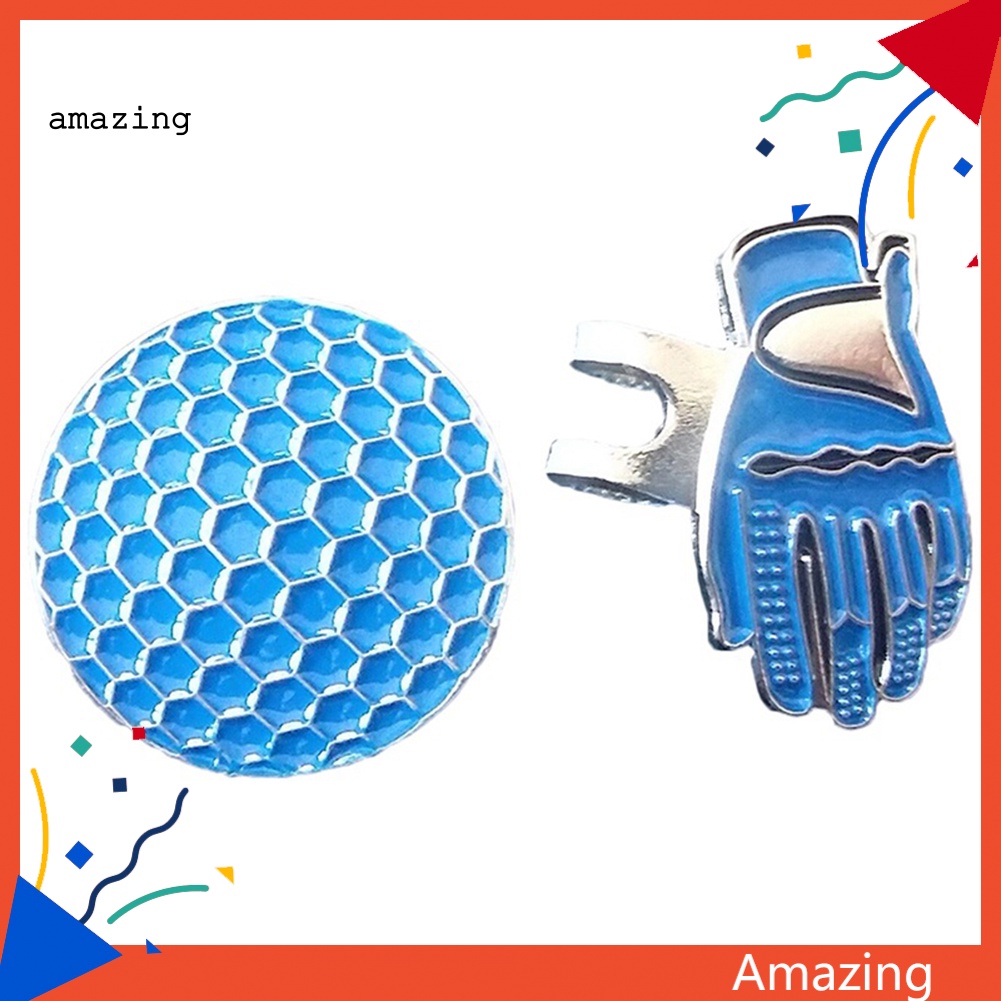 Kẹp Nam Châm Đánh Dấu Bóng Golf Kèm Găng Tay Và Mũ Lưỡi Trai Hỗ Trợ Luyện Tập