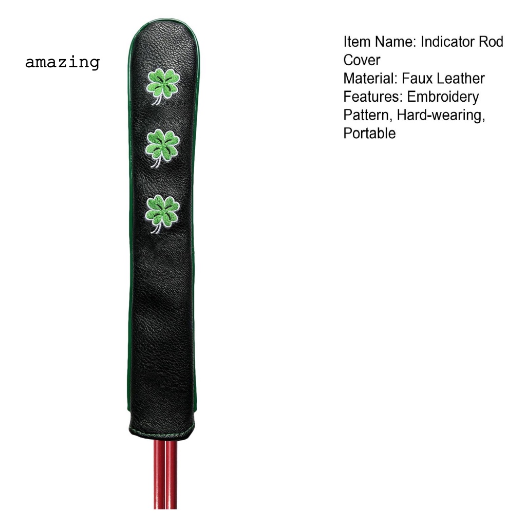 Vỏ Bọc Gậy Đánh Golf Bằng Da Giả Thêu Họa Tiết Độc Đáo Chống Mài Mòn Tiện Dụng