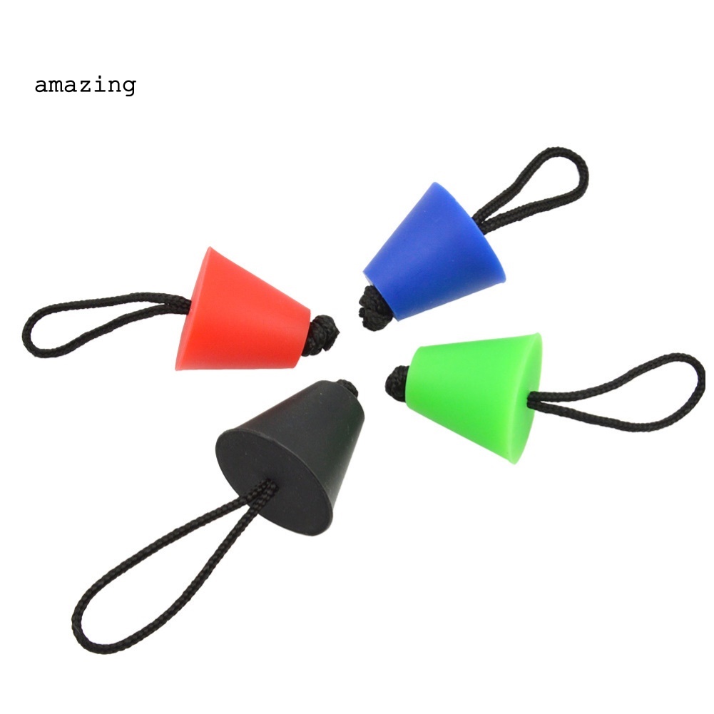Set 4 Nút Chặn Lỗ Thoát Nước Thuyền Kayak Bơm Hơi Bằng Silicone