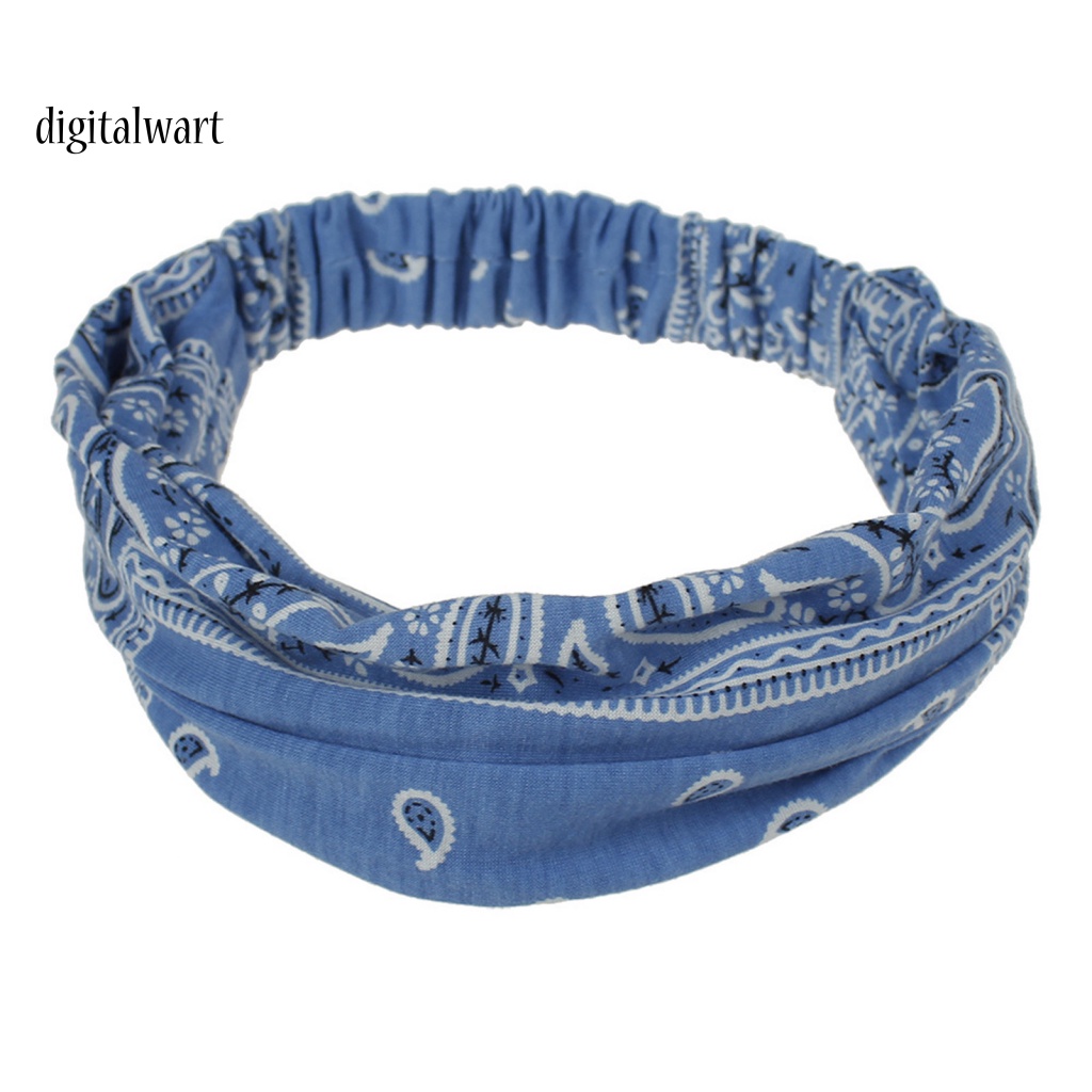 Kỹ Thuật Số| Băng Đô Hai Lớp In Họa Tiết Phong Cách Bohemian Dành Cho Nữ