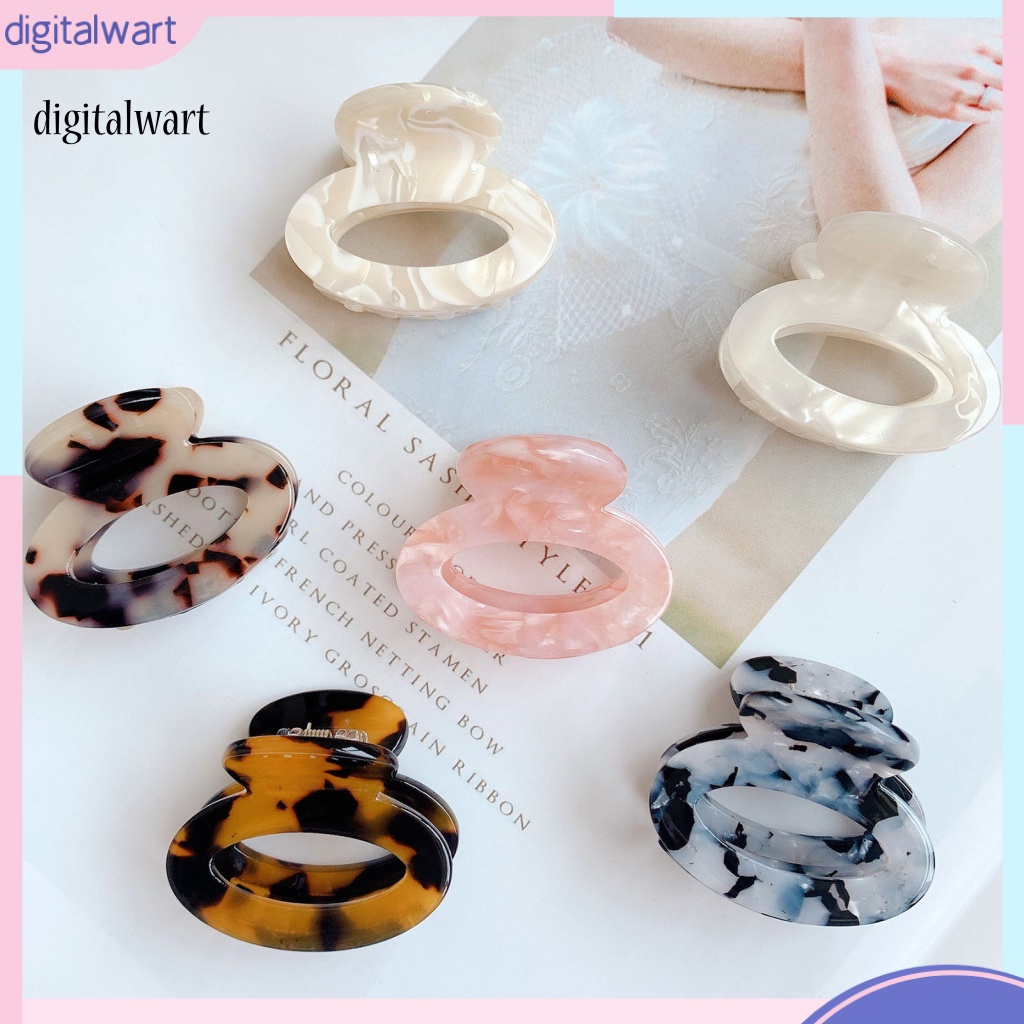 Kỹ Thuật Số| Kẹp Tóc Răng Cưa Hình Oval Axit Acetic Mạnh Mẽ