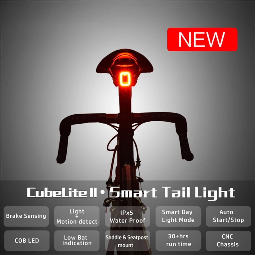 Đèn LED Hậu Xe Đạp Sạc USB 3 Chế Độ Chống Nước An Toàn