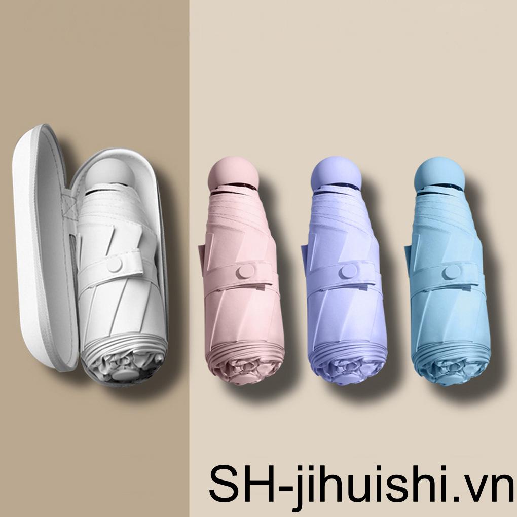 Dù Gấp 5 Khúc Mini Chống Nắng Chống Nước Dùng Khi Đi Du Lịch