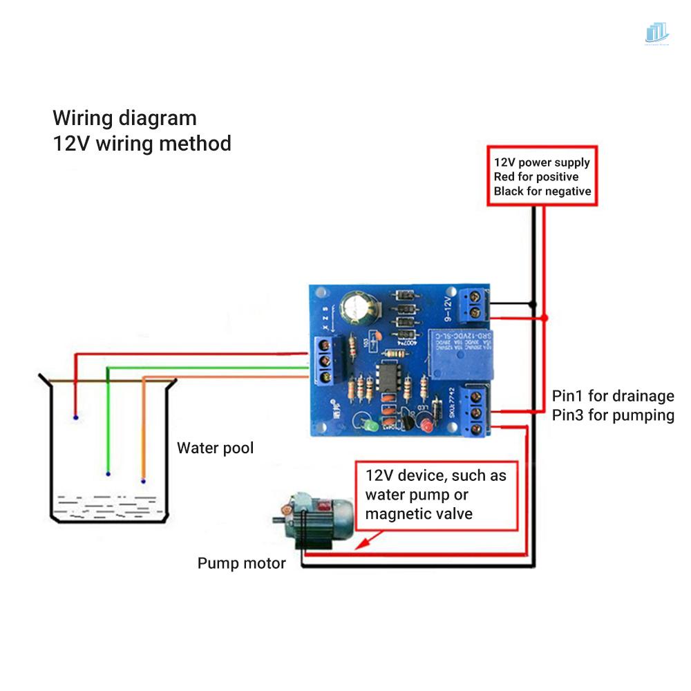 Mô Đun Cảm Biến Mực Nước DC 12V Chuyên Dụng