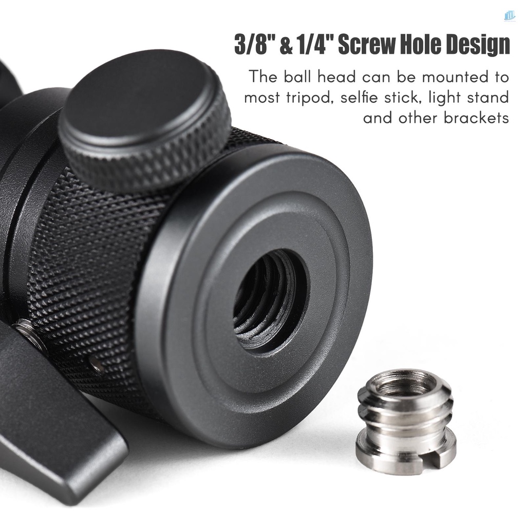 Đầu Nối Đồng Hồ Thông Minh Andoer Mini Hai Công Dụng Ốc Vít 1 / 4 Inch Kết Nối 360 Độ°Hộp Đựng Bằng Hợp Kim Nhôm Có Thể Xoay Với Đế Nam Châm Tải Trọng 200g Cho S