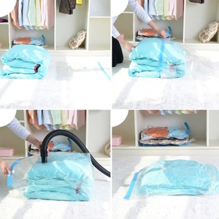 Plastic Transparent Storage Bag Vacuum Sealed Compressed Organizer Package Bag