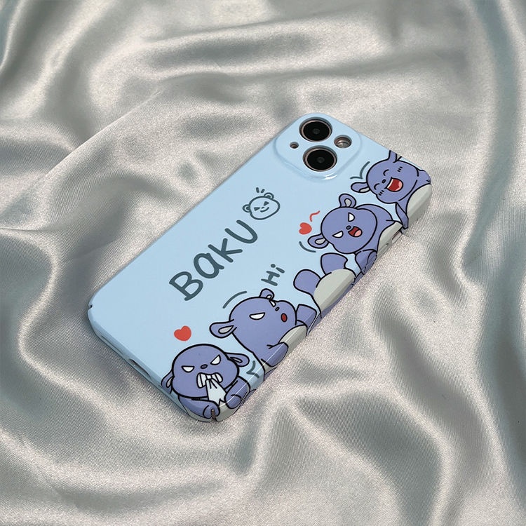 Ốp Điện Thoại Họa Tiết Hoạt Hình Vui Nhộn Dành Cho iphone13 14Pro Xs / Xs Max812117Ốp Điện Thoại Cứng In Hình Kuromi Cho Apple xr / ONZK