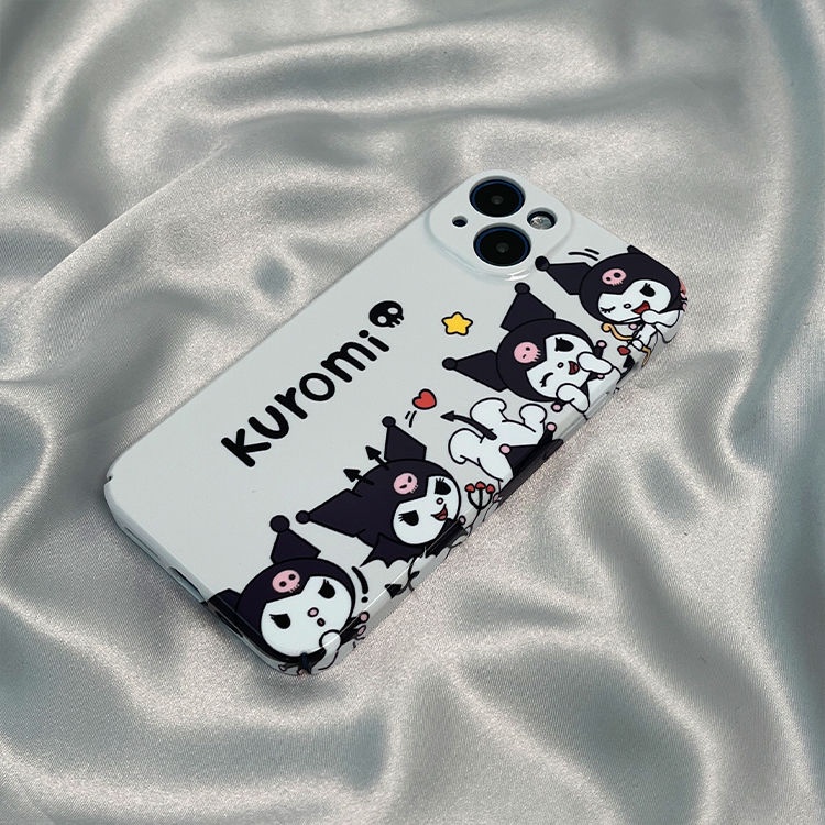 Ốp Điện Thoại Họa Tiết Hoạt Hình Vui Nhộn Dành Cho iphone13 14Pro Xs / Xs Max812117Ốp Điện Thoại Cứng In Hình Kuromi Cho Apple xr / ONZK