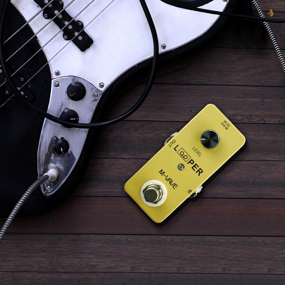 Bàn Đạp Hiệu Ứng Đàn Guitar Điện mynice M-VAVE Looper Mini Max. Vỏ Kim Loại Bảo Vệ Toàn Diện 5 Phút Không Giới Hạn Cho Thu Âm 5 Phút