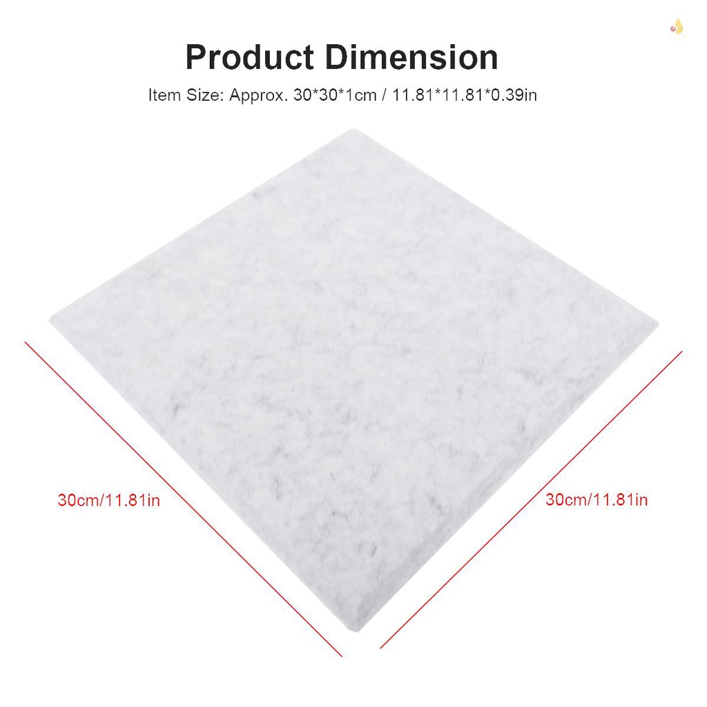 Set 12 Miếng Xốp Cách Âm Bằng Sợi Polyester Dùng Cho Bảng Mạch Đàn Acoustic