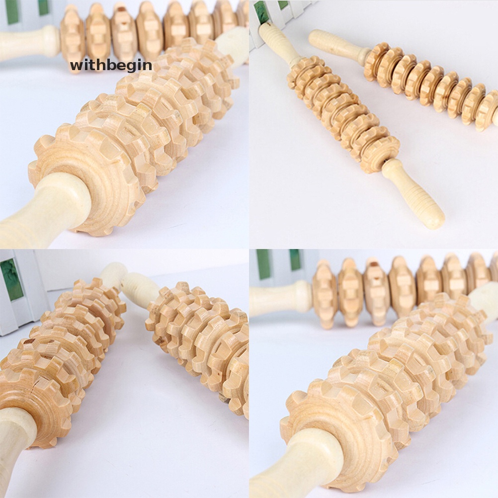 Thanh Lăn Bằng Gỗ Dùng Mát Xa Cơ Bắp Chuyên Dụng