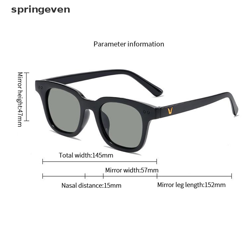 Kính Mát Gọng Vuông Nhỏ Phong Cách Hàn Quốc Cổ Điển Thời Trang Cho Nam Và Nữ