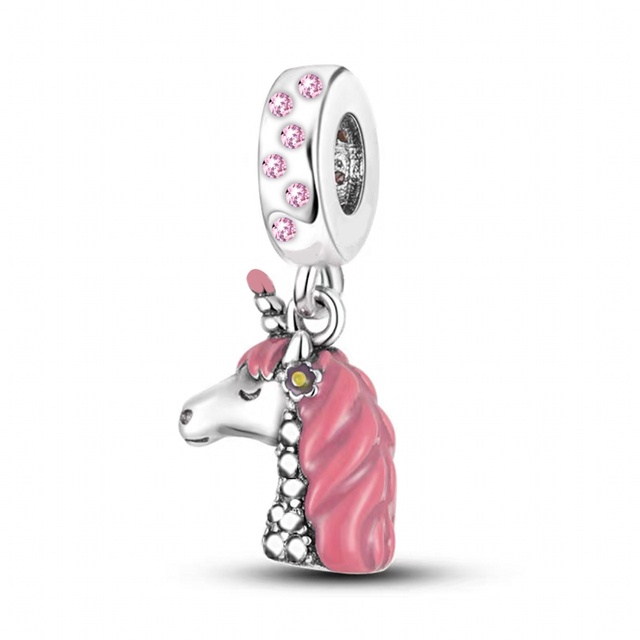 Hạt Charm Kỳ Lân & Hot-Air Chính Hãng Tự Làm Vòng Tay / Vòng cổ Thời Trang Mùa Xuân Cho Nữ