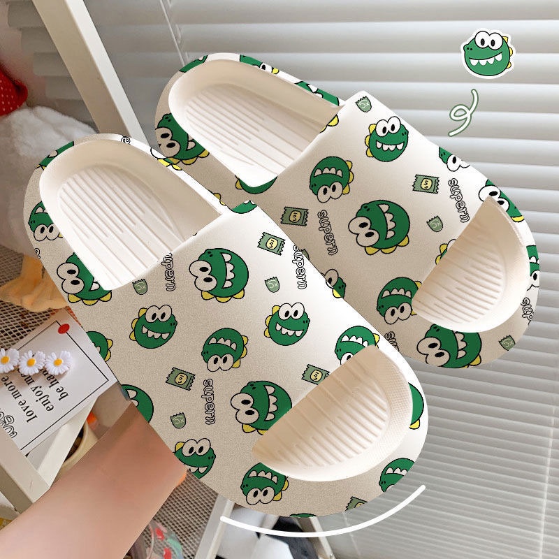 Dép đi trong nhà Đế Mềm Chống Trượt Thoải Mái Họa Tiết Hoạt Hình Dễ Thương Cho Nữ