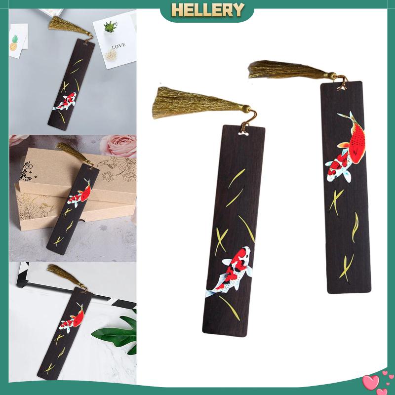 Thẻ Đánh Dấu Trang Sách Bằng Gỗ Phối Tua Rua Độc Đáo Trang Trí Lễ Tốt Nghiệp