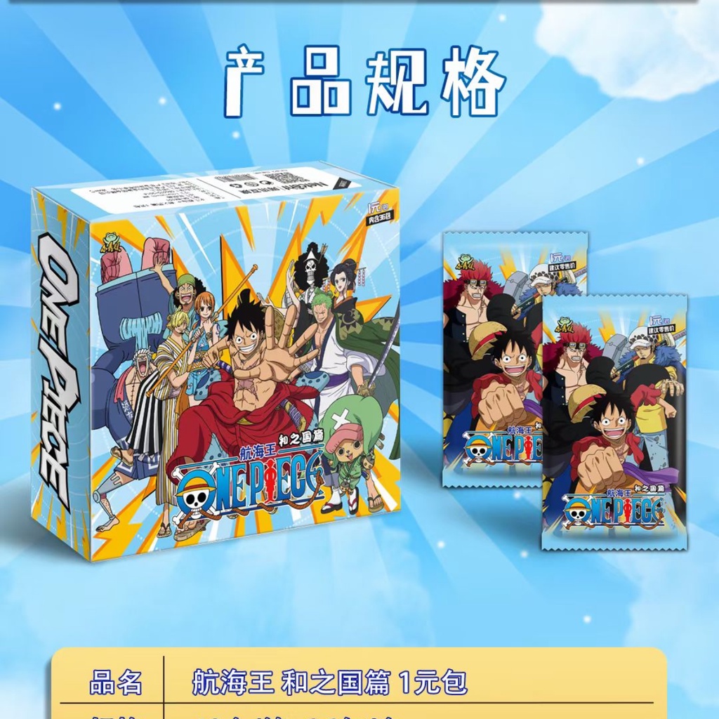 Bộ 36 Thẻ Hình Nhân Vật One Piece Wano Country Chapter Luffy Phiên Bản Bộ Sưu Tập
