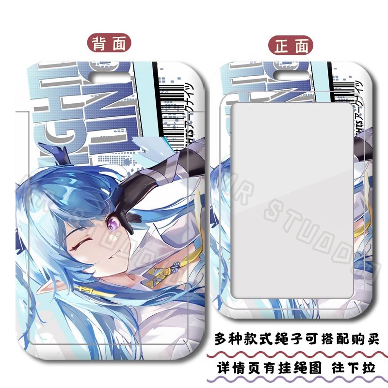 Ví Đựng Thẻ Tín Dụng / Danh Thiếp In Hình Anime Arknights Amiya Greyy Deshawn DIY Giá Đỡ