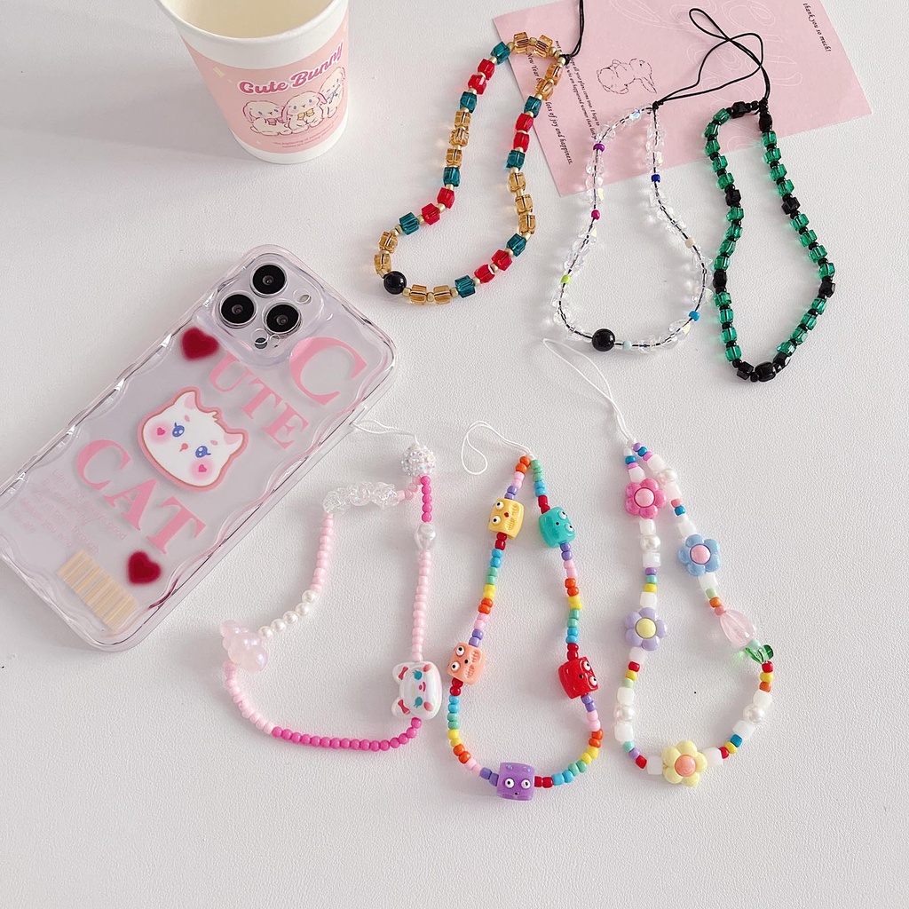 Vòng Tay Chuỗi Hạt Nhiều Màu Sắc Họa Tiết Hoạt Hình Dễ Thương