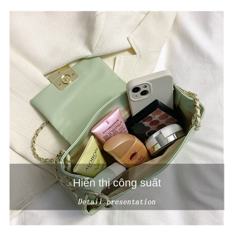 Túi Đeo Vai Hình Vuông Cỡ Nhỏ Màu Trơn Thời Trang Xuân Hè 2023 Mới