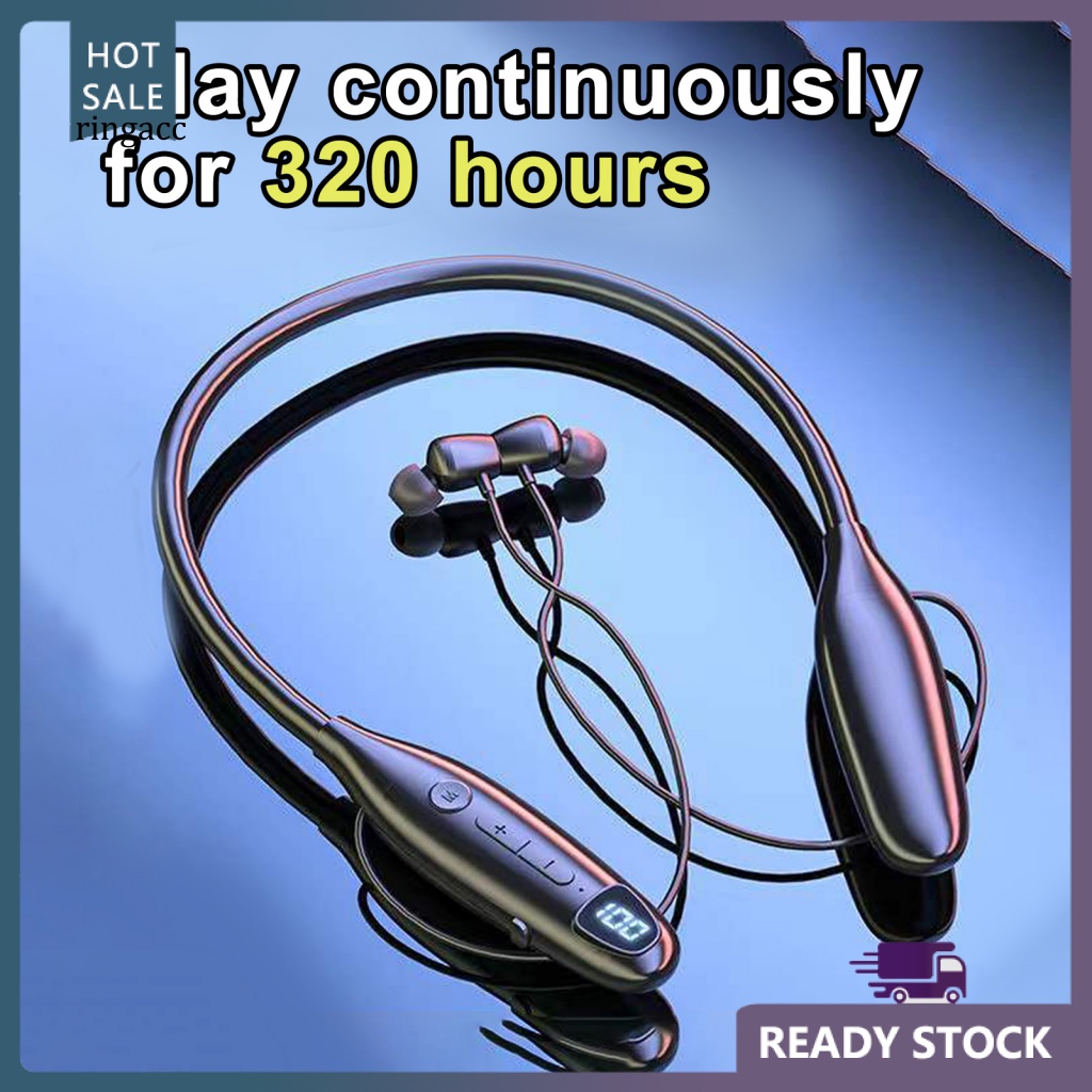 Tai Nghe Thể Thao Không Dây RGA X168 Chống Nước IPX5 Bluetooth 5.0 Âm Thanh Nổi Có Thể Gấp Gọn