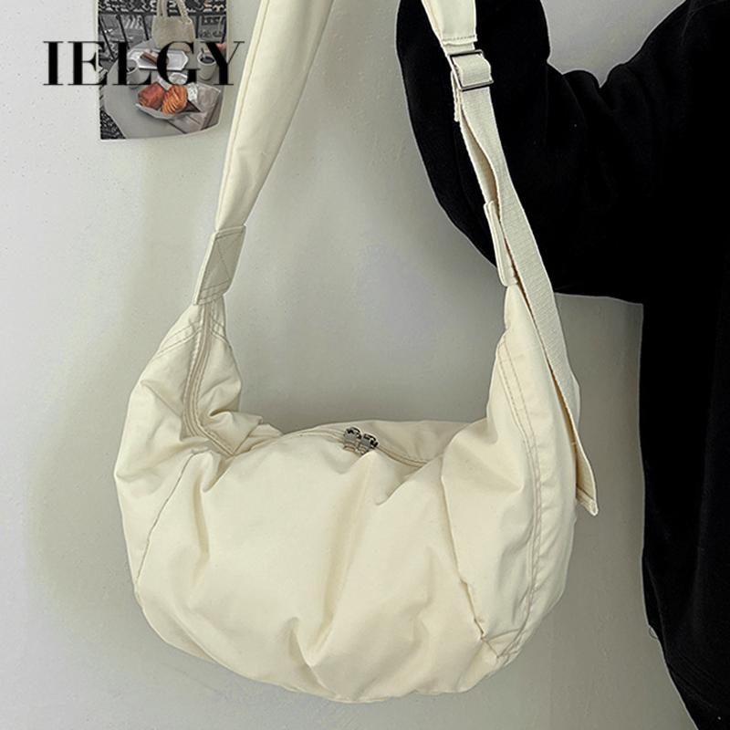 Túi Đeo Vai Bằng cotton Sức Chứa Lớn Đơn Giản Dễ Phối Đồ Hợp Thời Trang Cho Nữ