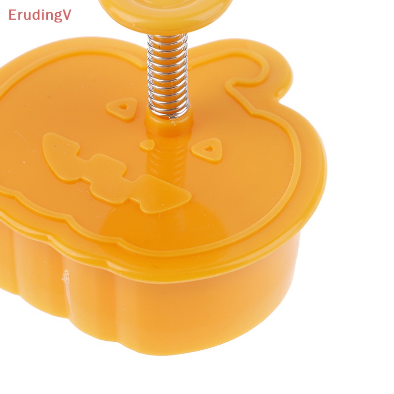 [ErudingV] Khuôn Nhựa Cắt Bánh Quy Chủ Đề Bí Ngô Ma Trang Trí Halloween [Mới]