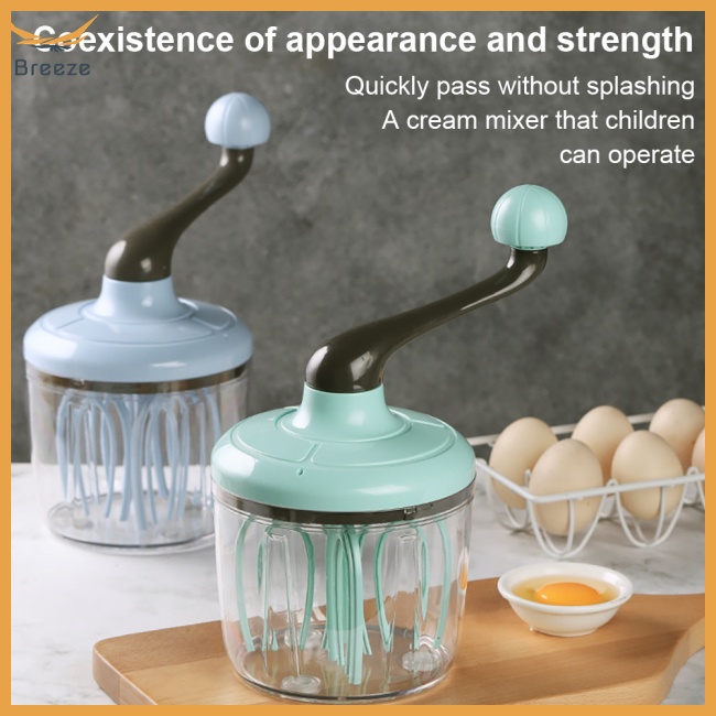 Dụng Cụ Đánh Khuấy Kem Bằng Tay 1500ml Trọng Lượng Nhẹ Tiếng Ồn Thấp Đa Năng Có Thể Thá
