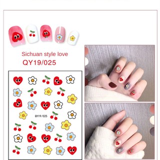 1 Miếng Dán Trang Trí Móng Tay Hình Hoa 36 Lựa Chọn DIY