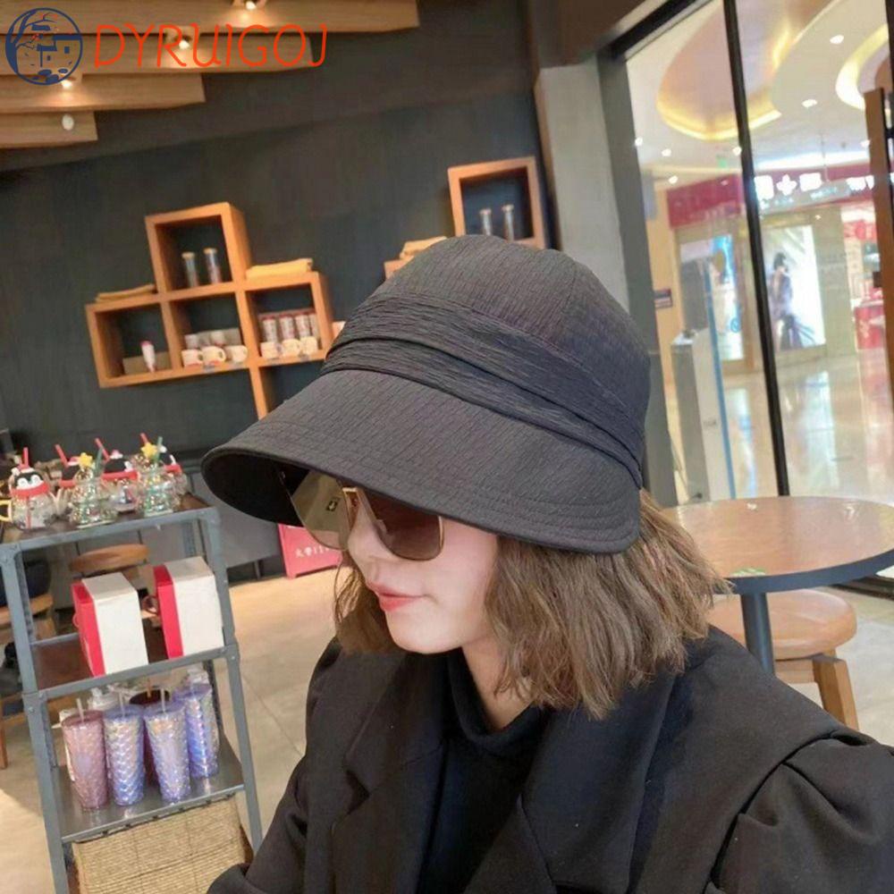 Mũ Tai Bèo Cotton Chống Nắng Phong Cách Hip Hop Đơn Giản Hợp Thời Trang Cho Nữ