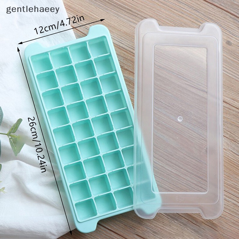 Khay Silicone Làm Đá Viên 24 / 36 Ngăn Có Nắp Đậy Tiện Lợi