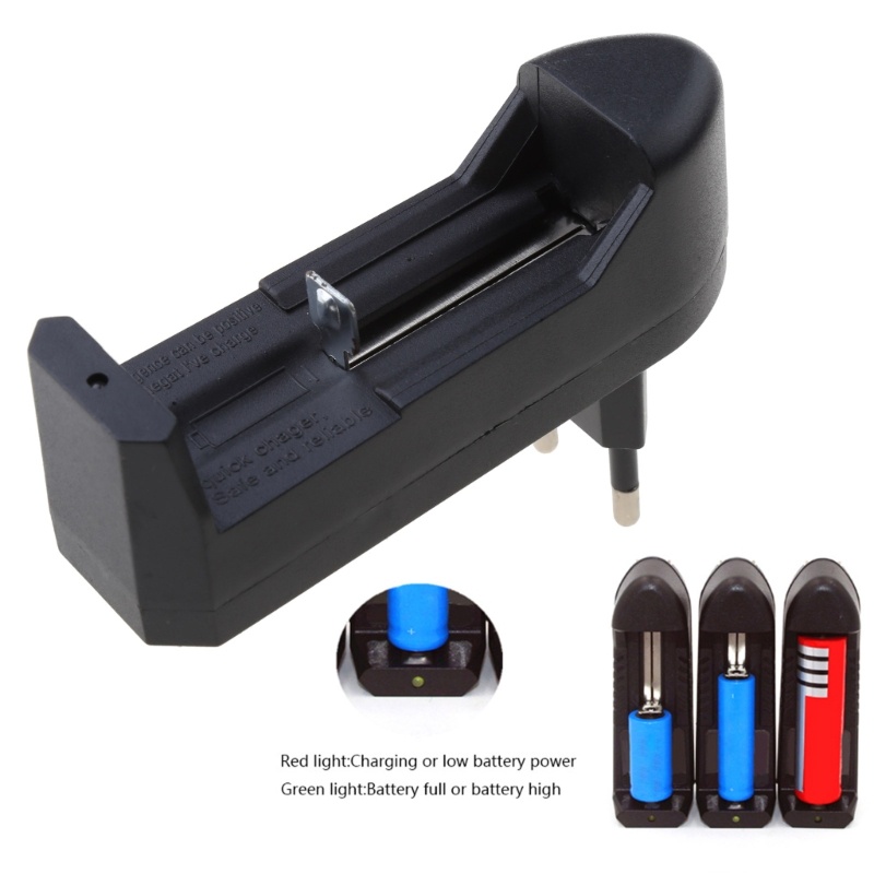 Bộ Sạc Pin Li-ion 1 Bay 3 7V AC Cho Pin 18650 14500 16340