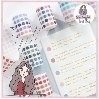 Cuộn stickers chấm tròn (basic dot tape) tiện lợi