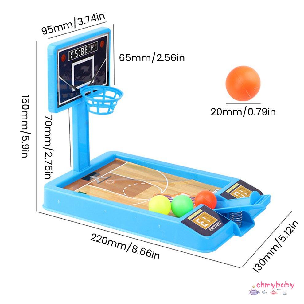 [Trong kho] Đồ chơi bóng rổ Trò trong nhà Thể thao Play Hoop Interactive trên bàn của trẻ em để [P/20]