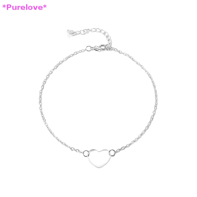 Vòng Tay Mặt Trái Tim Đơn Giản Phong Cách Âu Mỹ Thời Trang Cho Nữ Mới