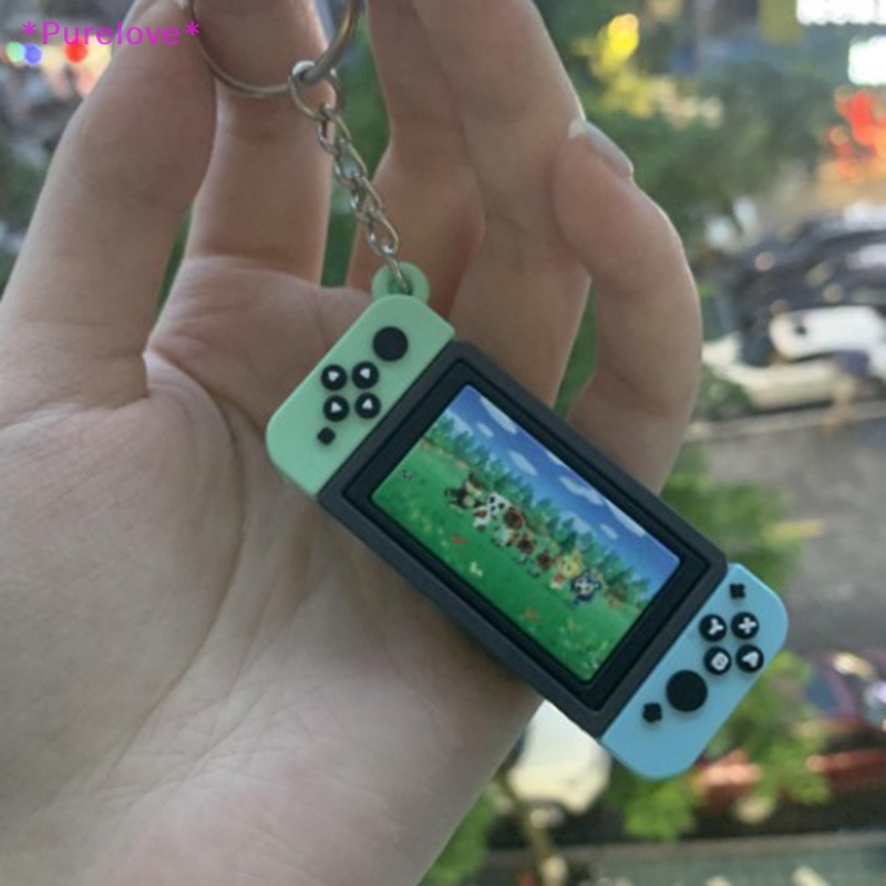 1 Móc Khóa Hình Máy Chơi Game Mario Thời Trang Áo Thun Thiết Kế Mới Năng Động Thời Trang