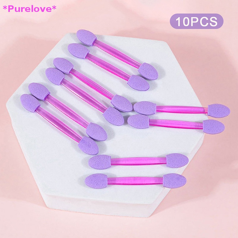 Set 10 Cọ Trang Điểm Phấn Mắt Thiết Kế Hai Đầu Tiện Dụng