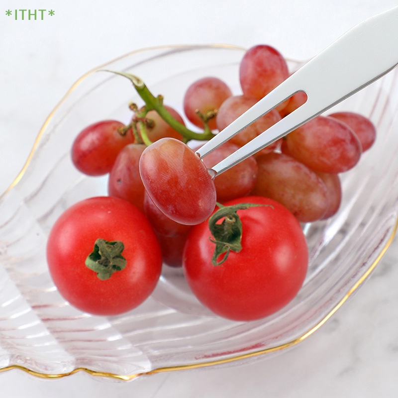 Bộ Muỗng Nĩa Ăn Tráng Miệng Bằng Thép Không Gỉ Hình Chân Mèo Dễ Thương Mới