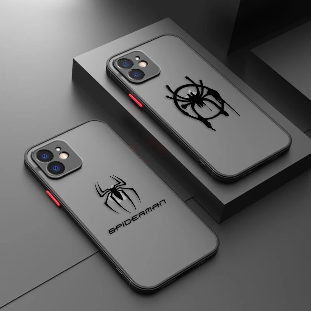 Ốp Điện Thoại Họa Tiết Spiderman Marvel Cho iPhone 14 11 12 13 Plus Pro Max XR XS X 6 6s 7 8 SE 2020 2022 Plus Mini Max