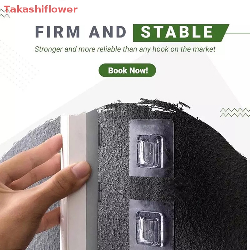 1 Cặp Móc Dán Tường Hai Mặt Siêu Chắc