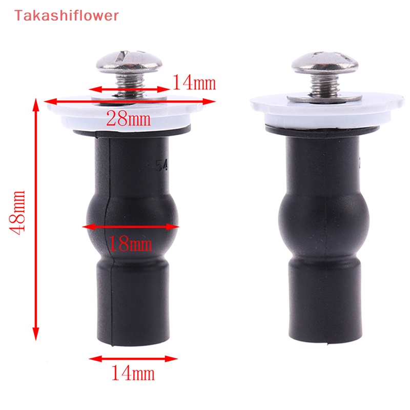 Set 2 Ốc Vít Cao Su Cố Định Bệ Ngồi Bồn Cầu Chuyên Dụng