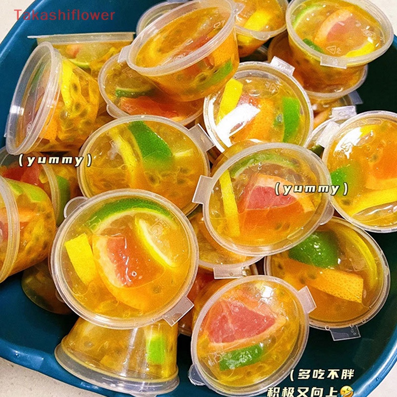 Set 50 Cốc Nhựa Đựng Nước Sốt 25ML Có Nắp Đậy Tiện Dụng