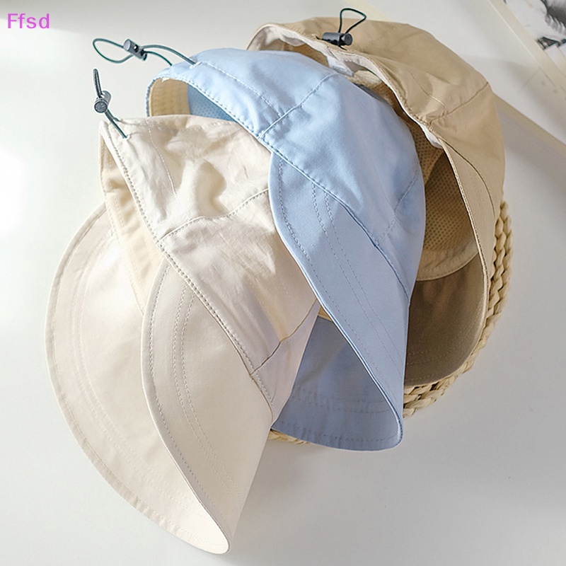 {Ffsd} Hàng Bán Chạy 1 Mũ Rộng Vành Chống Nắng Gấp Gọn Có Dây Rút Và Điều Chỉnh Được Cho Nam Và
