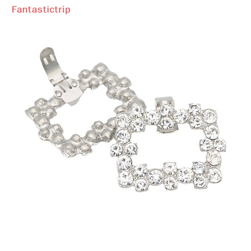 1 Kẹp Đính Đá Và Ngọc Trai Trang Trí Giày Cao Gót Cho Cô Dâu Mới