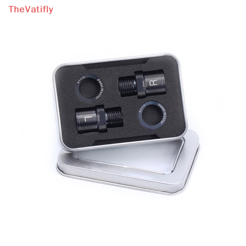 Bàn Đạp Bằng Titan 16mm / 20mm Kèm Vòng Đệm Chuyên Dụng Cho Xe Đạp