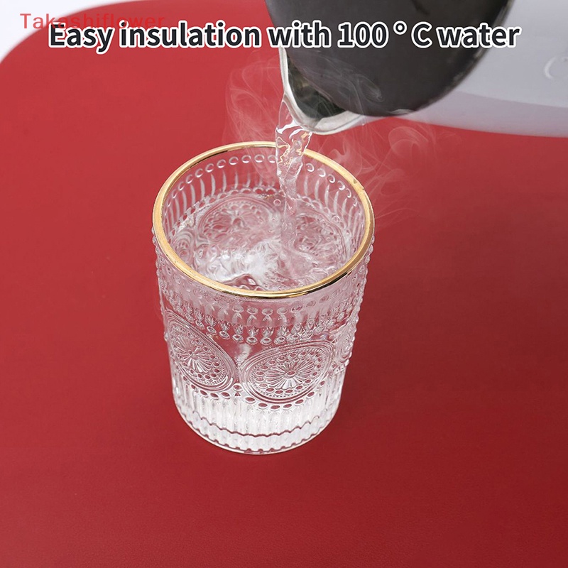 Tấm Lót Bàn Ăn Bằng Da PU Cách Nhiệt Chống Trượt / Thấm Nước Tiện Dụng