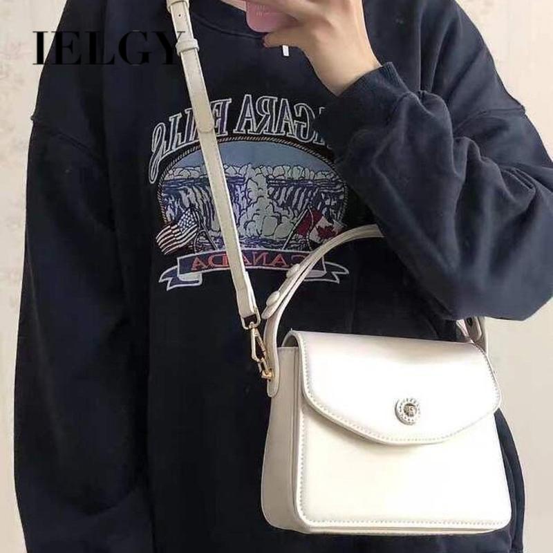 Ielgy Túi Đeo Chéo Hình Vuông Phong Cách retro niche Thời Trang Chất Lượng Cao Cho Nữ