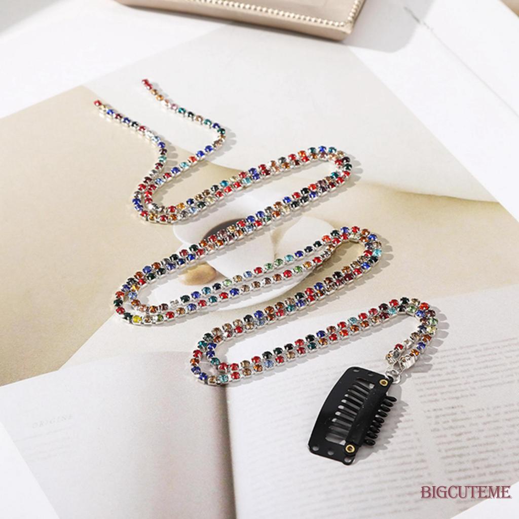 Kẹp Tóc Dạng Chuỗi Dài 57CM Đính Đá Thời Trang Dành Cho Nữ