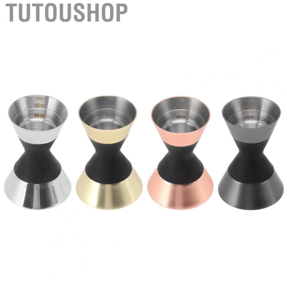 Tutoushop Bar Jigger  Scale Measuring Cocktail Jigger Stainless Steel  for Home