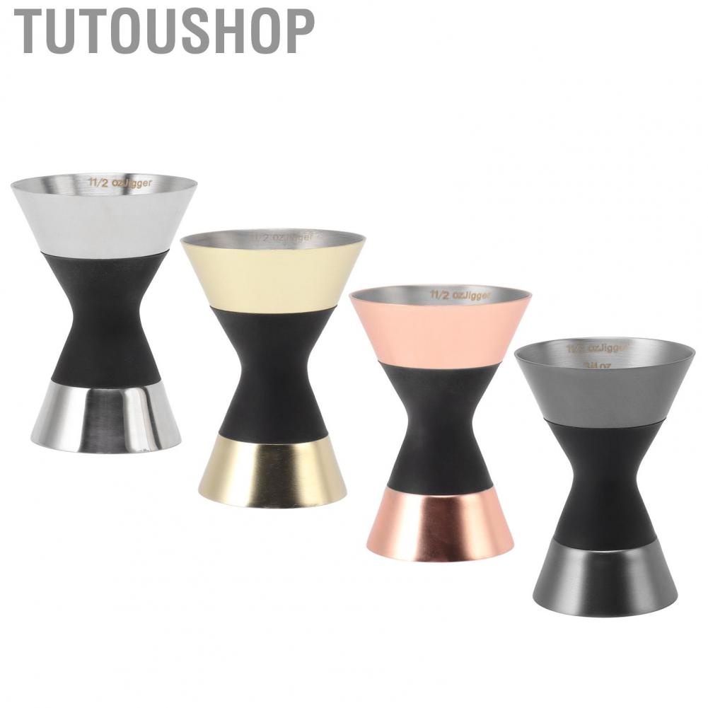 Tutoushop Bar Jigger  Scale Measuring Cocktail Jigger Stainless Steel  for Home